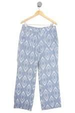 calça de tecido chico's feminina estampada