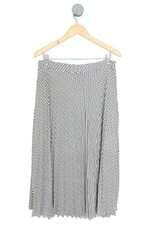 saia Renner feminina branca estampada com forro