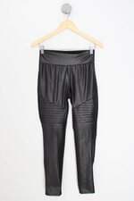 calça legging feminina preta com recortes