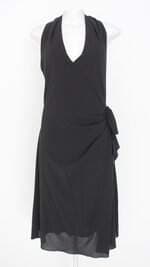 vestido bureaux paulista feminino preto com forro