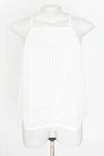 blusa clock house feminina branca com forro e paetê