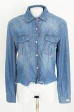 camisa jeans carmim feminina azul