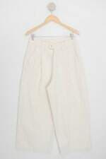 calça de sarja C&A feminina bege