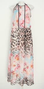 vestido dta feminino estampado com forro