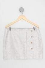 saia brooksfield donna feminina branca com forro