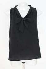 blusa de alfaiataria Zara preta