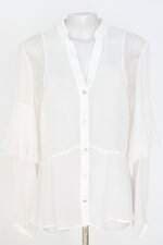 camisa feminina carol arbex branca com renda