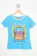 camiseta baby look piticas feminina azul com silk