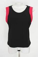 blusa lebôh feminina bicolor com recortes