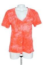 blusa Le Lis Blanc feminina laranja com barra mullet