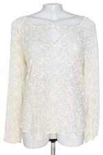 blusa Bo.Bô feminina off white com renda