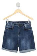 shorts jeans Renner feminino azul com barra italiana