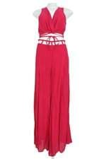 conjunto duas peças laguna feminino rosa com pregas