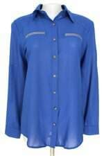 camisa luv feminina azul