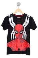camiseta piticas kids preta com silk