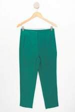 calça de tecido cortelle feminina verde