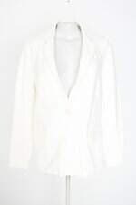 blazer Shoulder feminino off white