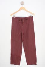calça de sarja Zara feminina vinho