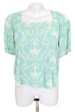 blusa Renner feminina estampada com franzido