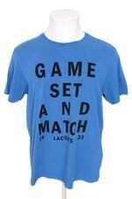 camiseta Lacoste masculina azul