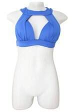 top feminino vestem azul