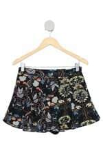 shorts saia feminino estampado