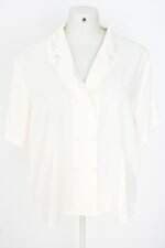 blusa claudia richard feminina off white com bordado