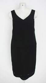vestido feminino Patra preto com babado