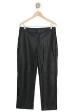 Calça PU Banana Republic feminina preta