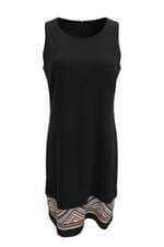 Vestido Brooksfield feminino preto estampado