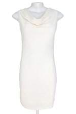 vestido cambrê feminino off white com forro
