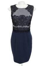 vestido Pa Concept feminino azul com renda