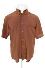 camisa masculina Priorité marrom