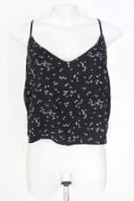 regata Renner feminina preta floral