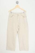 calça de sarja H&M feminina bege