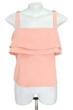 blusa My Place feminina rosa com babado