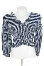 blusa cropped Zara feminina listrada
