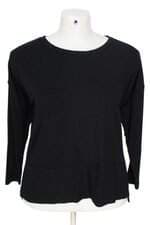 blusa patchwork feminina preta