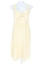 vestido Renner feminino bicolor om franzido