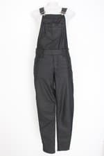 jardineira zune denim feminina preta