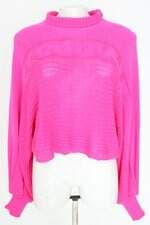 Suéter Em tricô feminina rosa