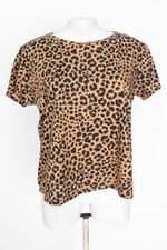 blusa pool feminina marrom animal print