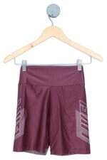 shorts de academia Live feminino roxo