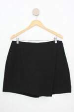 shorts saia Shoulder feminino preto