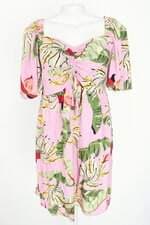vestido cantão feminino estampado