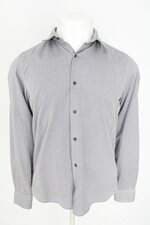 camisa vila romana masculina cinza