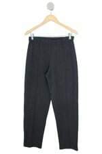 calça de tecido feminina cinza