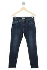 Calça jeans Slim C&A azul escuro