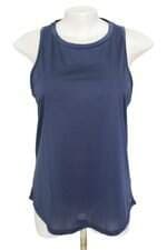 regata esportiva Renner feminina azul com barra mullet