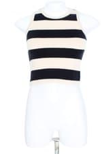 blusa cropped claudia rabelo feminina listrada